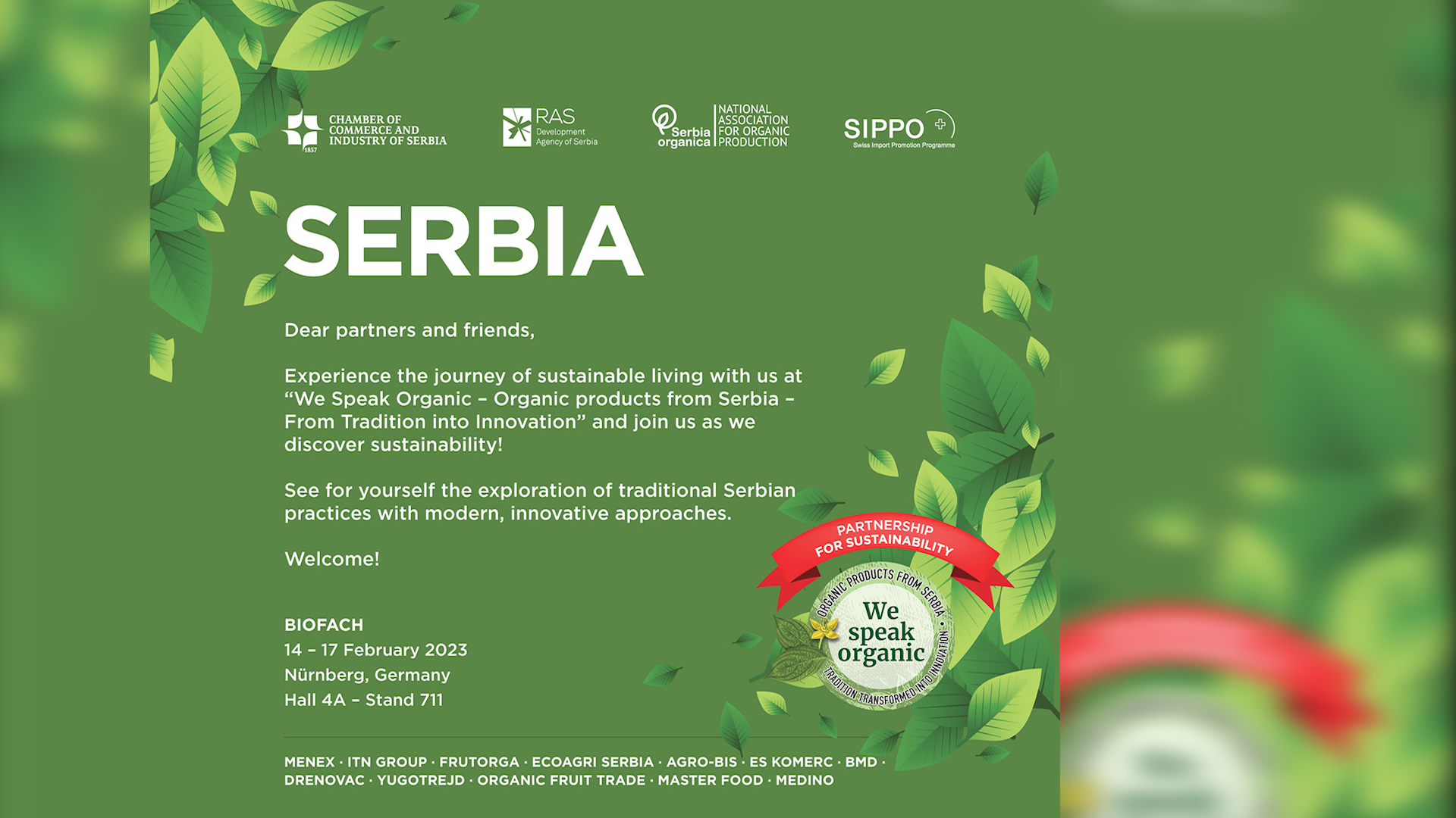 Domaće kompanije na sajmu BIOFACH