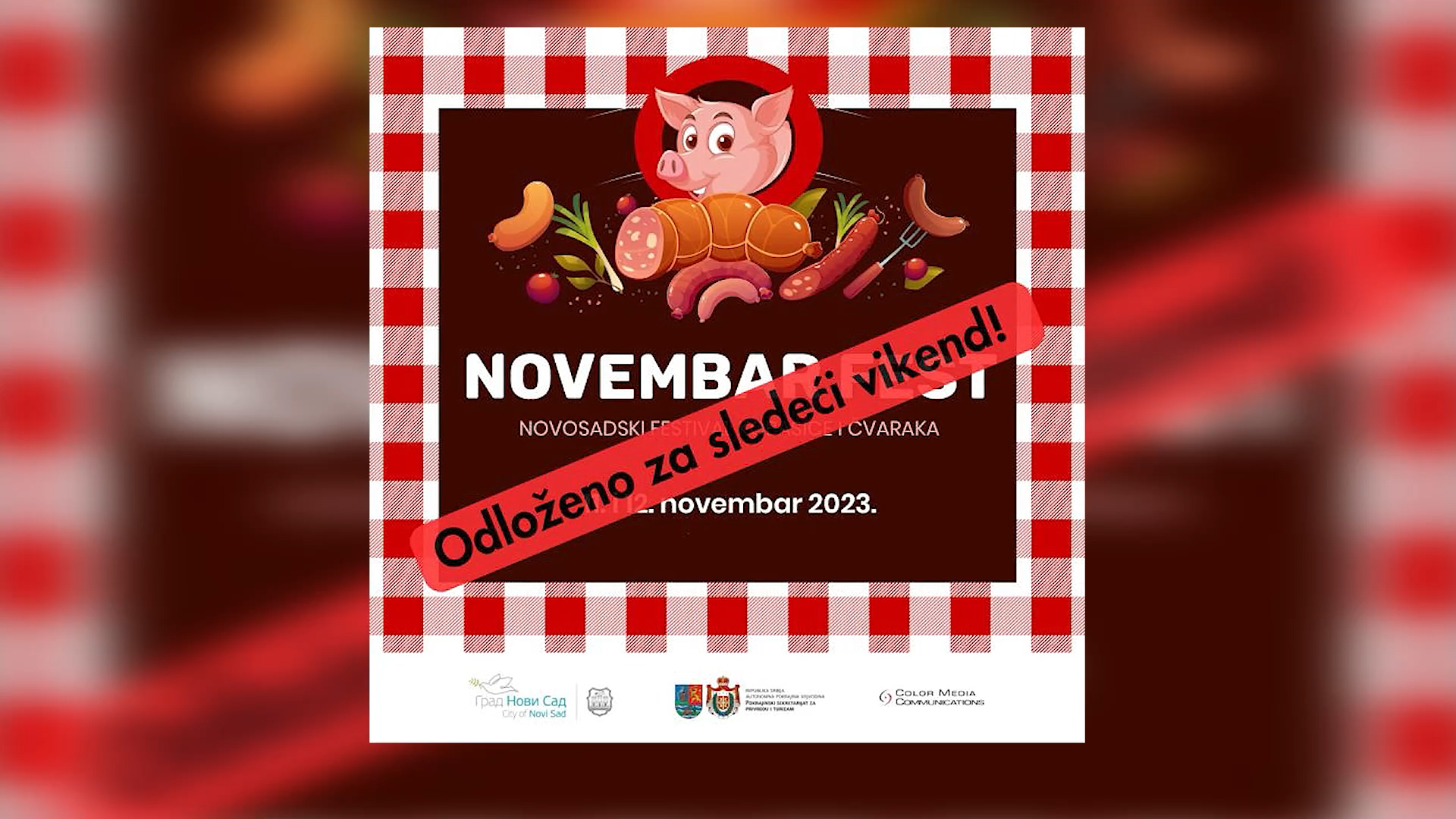 Prognoza odložila „Novembar fest“
